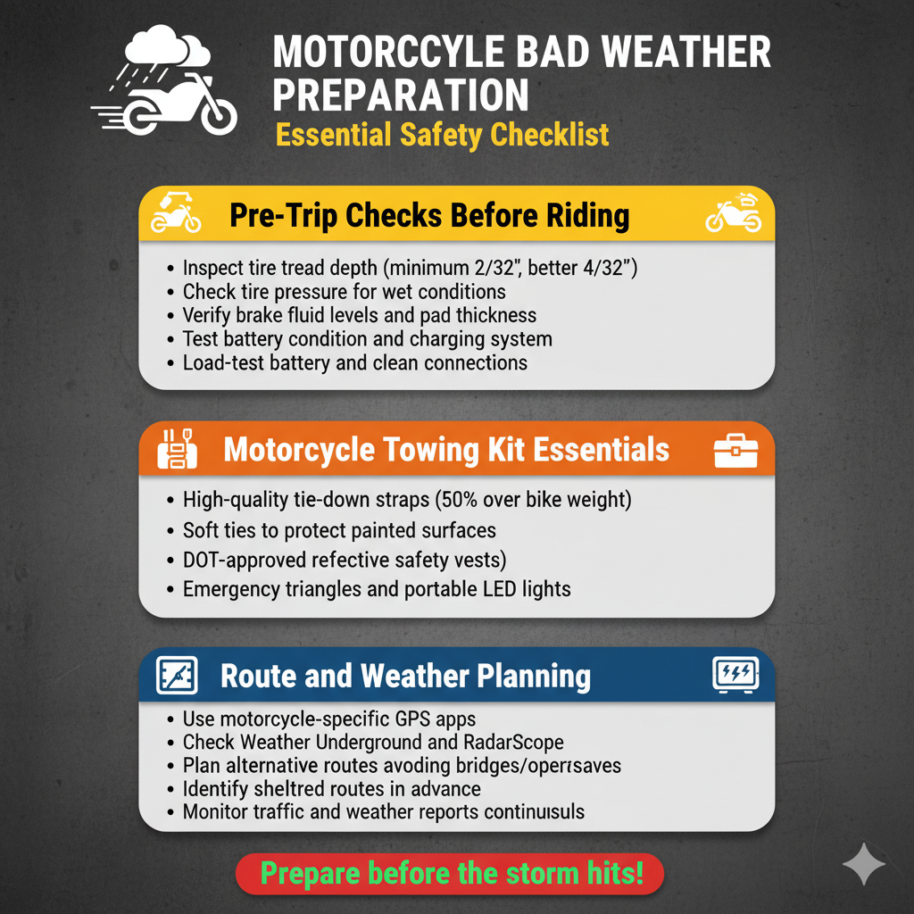 Can You Tow Motorcycles in Bad Weather? 1 Generated Image September 28 2025 1 13PM