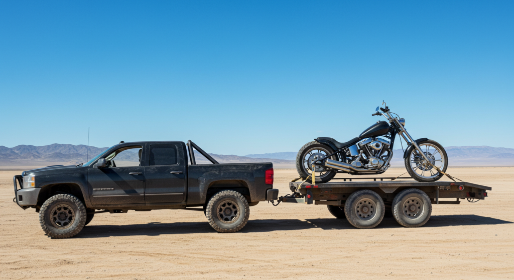 How Do You Secure a Motorcycle for Towing?